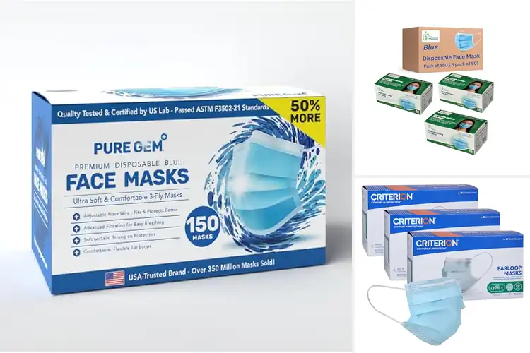 Detailed view of Best 150-Pack Masks