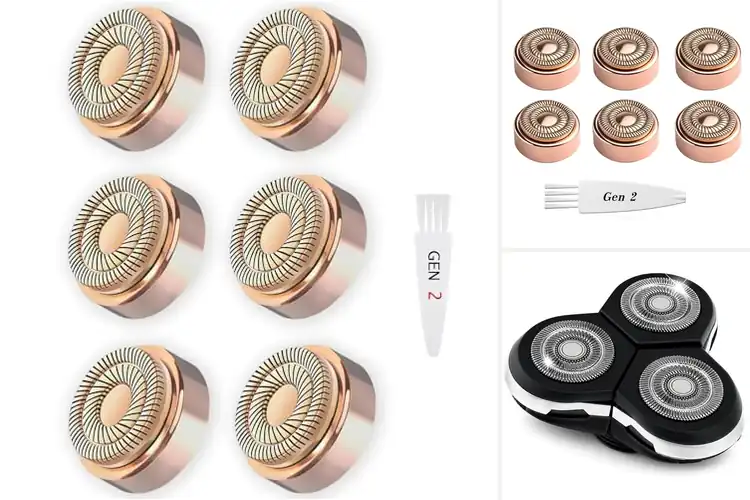 Detailed view of Best 3D Facial Razor Heads for a Smoother, Cleaner Shave