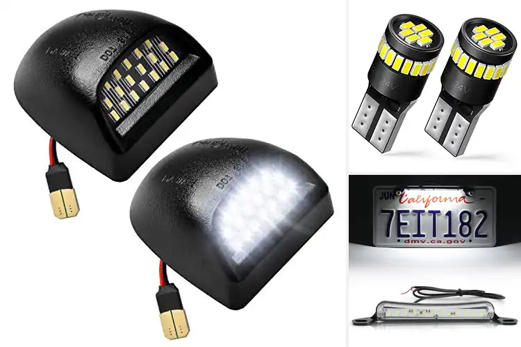 Detailed view of Best 6000K LED License Plate Lights