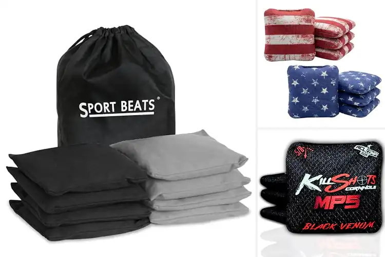 Detailed view of Best Action Material Cornhole Bags