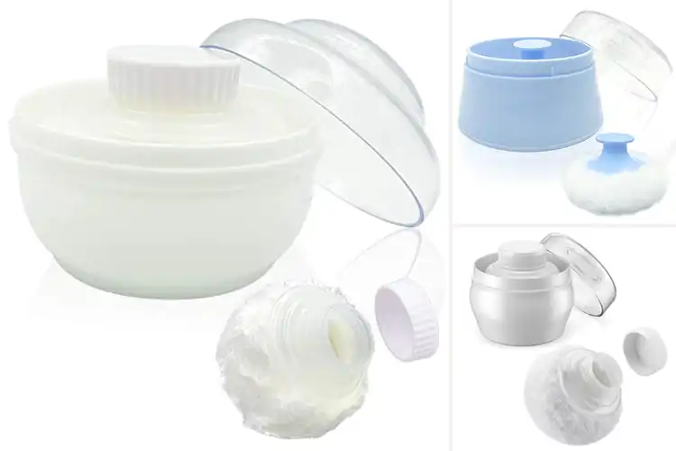 Detailed view of Best After-Bath Powder Cases