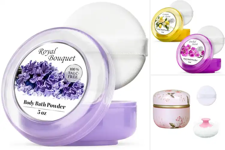 Detailed view of Best After-Bath Powder Puffs for Soft, Fresh & Silky Skin