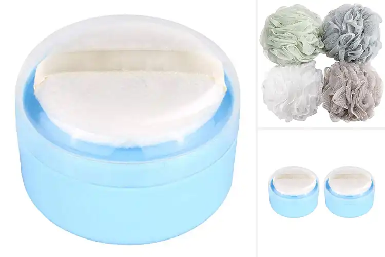 Detailed view of Best After Bath Puffs for Soft, Fresh Skin