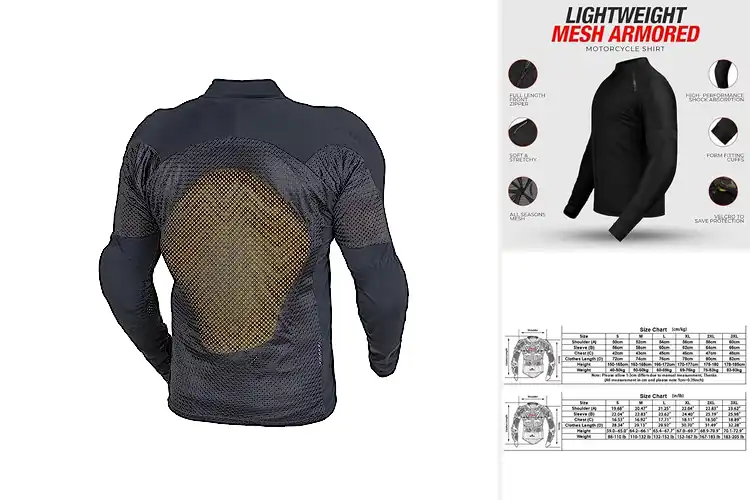Detailed view of Best Armored Shirts: Ride Confidently, Stay Cool & Protected