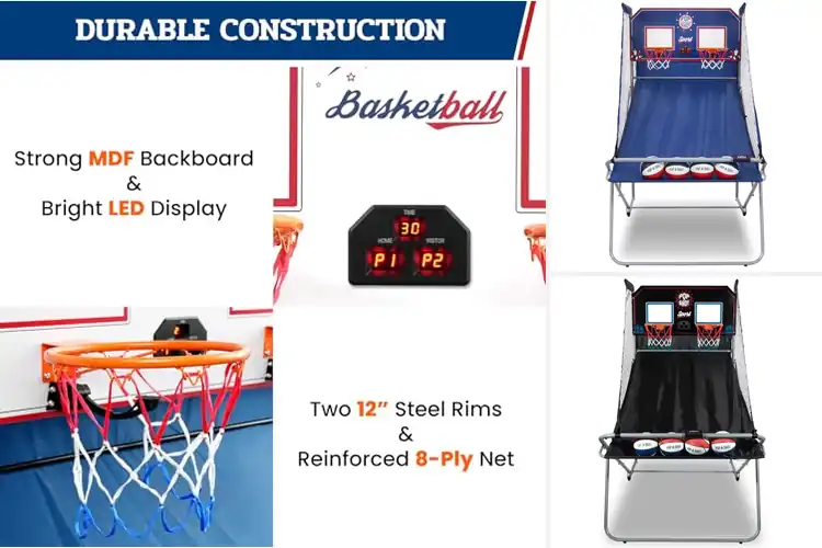 Detailed view of Best Basketball Arcade Games: Fast-Paced Fun for All Ages