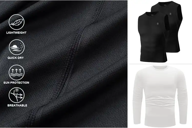 Detailed view of Best Breathable Base Layer Shirts