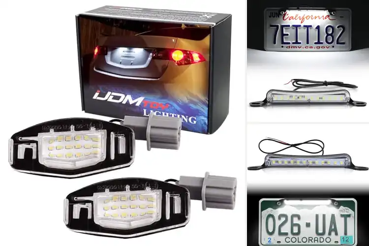 Detailed view of Best Bright 6000K Xenon White License Plate Lights