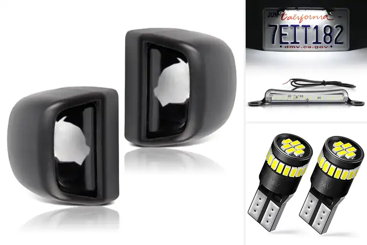 Detailed view of Best Car License Plate Lights: Shine Bright