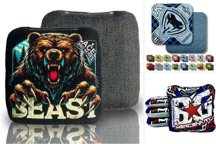 Detailed view of Best Carpet Cornhole Bags for Smooth Control