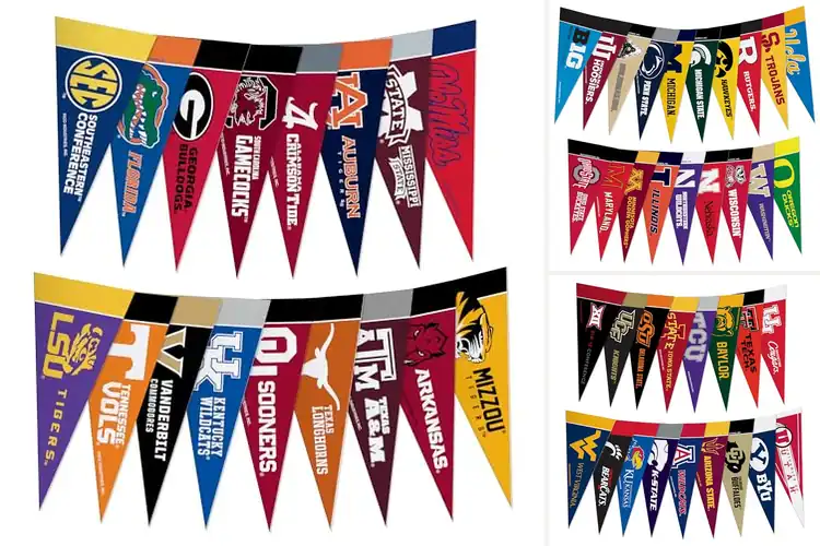 Detailed view of Best College Football Decorations