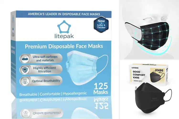 Detailed view of Best Comfort Disposable Masks