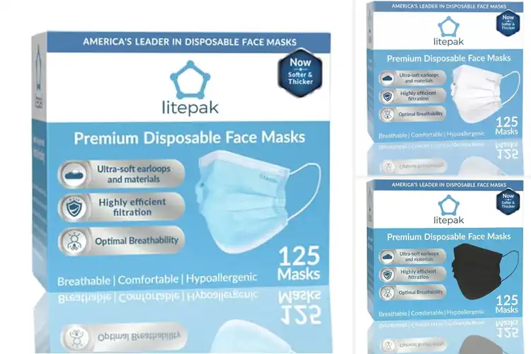 Detailed view of Best Comfortable Earloop Masks