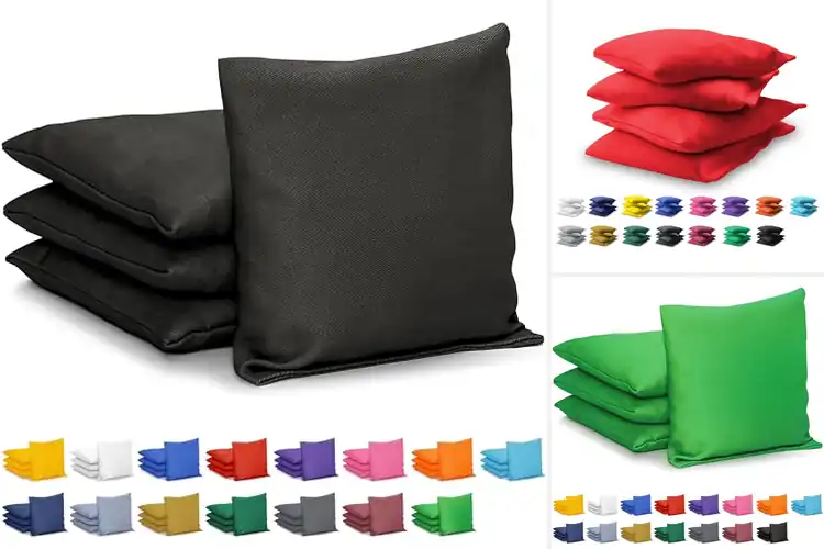 Detailed view of Best Cornhole Bags 4 Piece