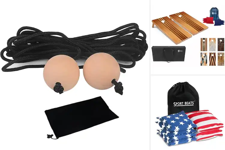 Detailed view of best cornhole tailgating accessories