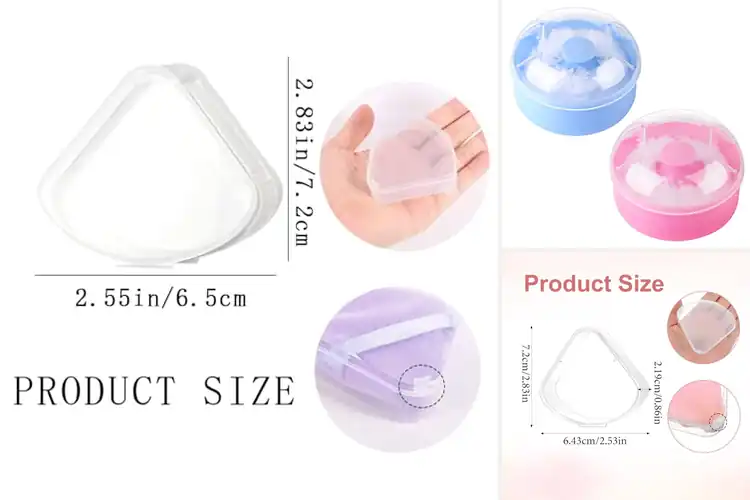 Detailed view of Best Cosmetic Powder Puff Containers