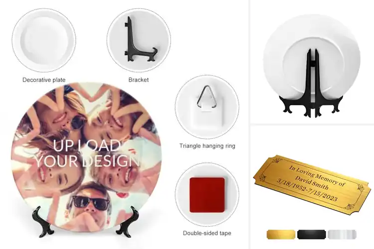 Detailed view of Best Customizable Plates