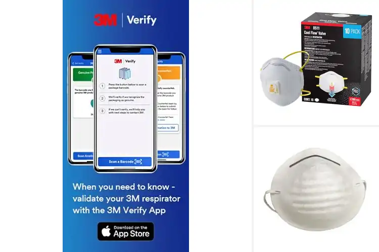 Detailed view of Best Disposable Respirator Safety Masks