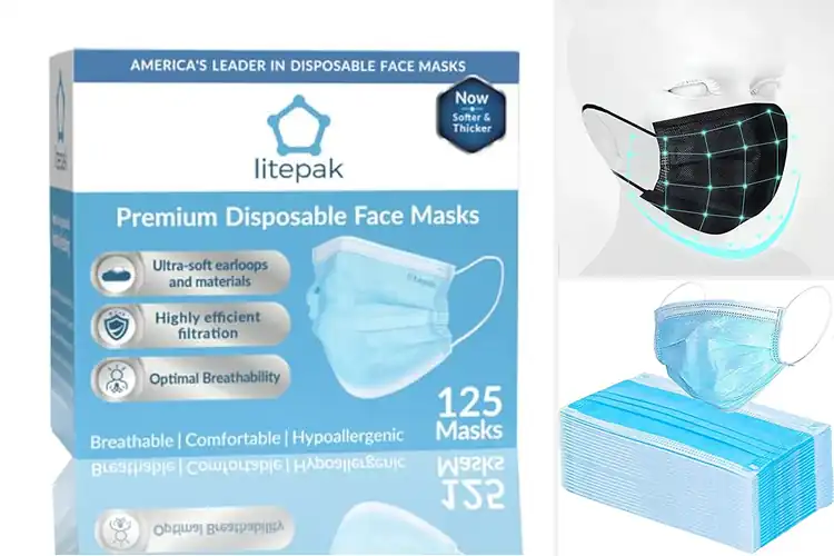 Detailed view of Best Earloop Face Masks