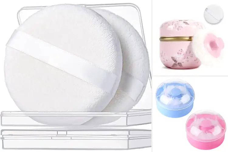 Detailed view of Best Easy Apply Powder Puff For Baby