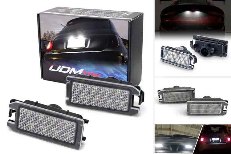 Detailed view of Best Fiat License Plate Lights