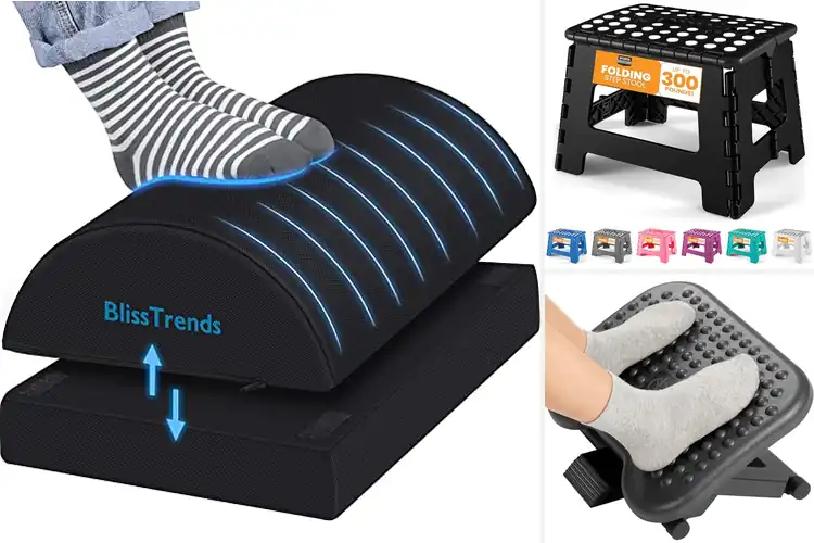 Detailed view of Best Foot Stools for Ultimate Comfort & Style