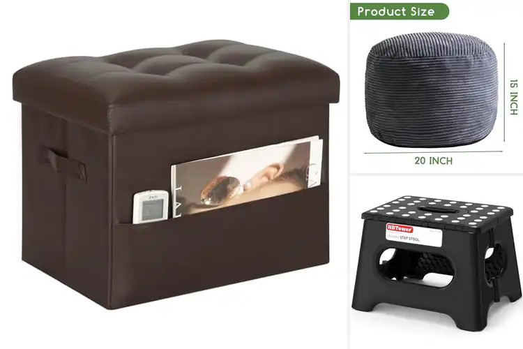 Detailed view of Best Footstools for Comfort and Stylish Living