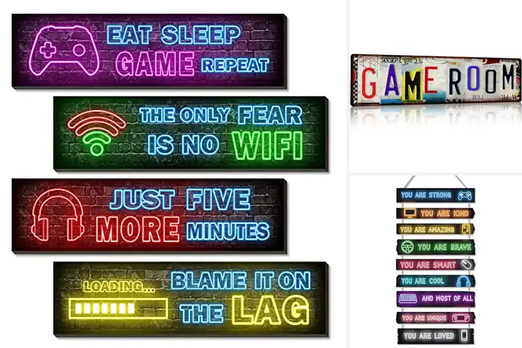 Detailed view of Best Game Room Decorations