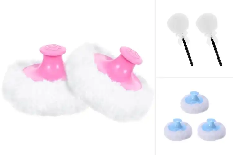 Detailed view of Best Grip Handle Powder Puffs