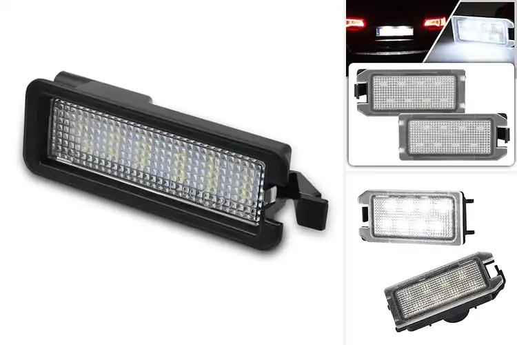 Detailed view of Best Jeep Plate Lights for a Brighter, Cleaner Rear Upgrade