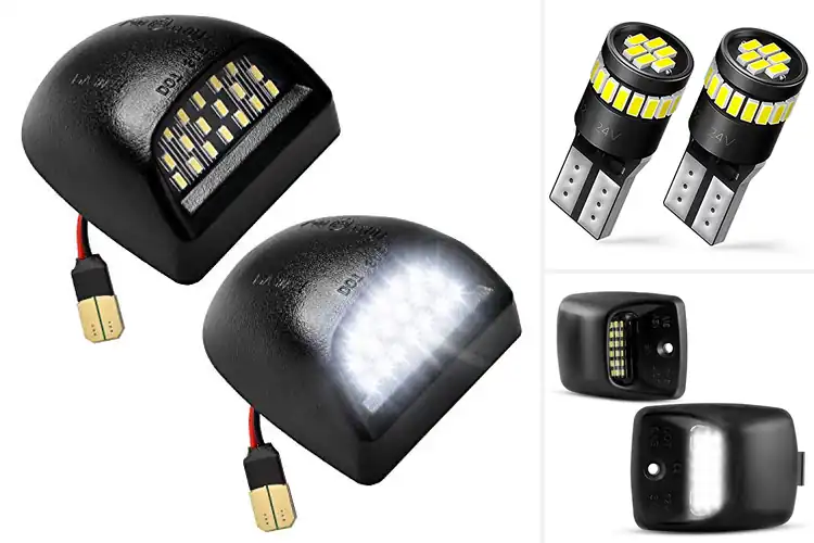 Detailed view of Best LED License Plate Light Upgrades
