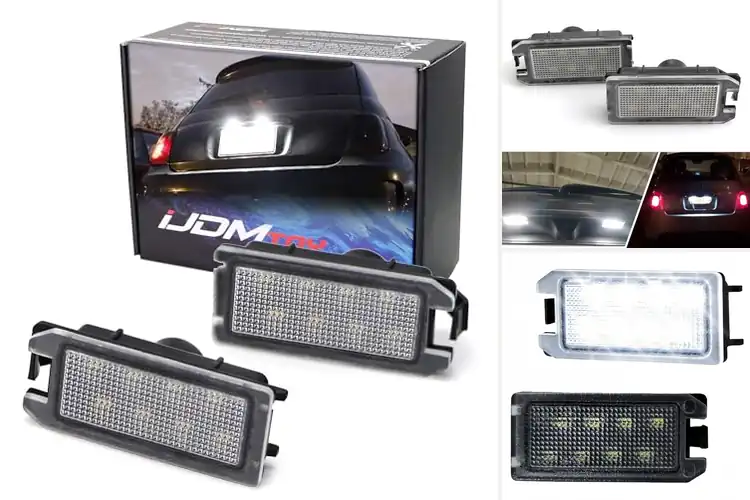 Detailed view of Best LED License Plate Lights For Fiat 500 2013 2019