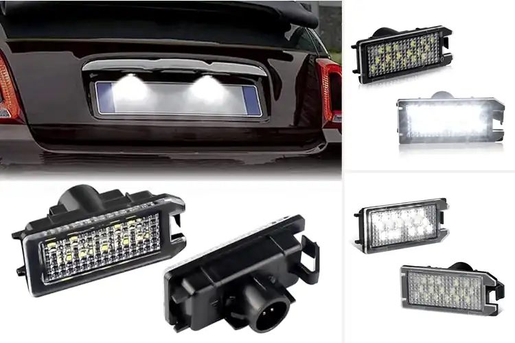 Detailed view of Best LED License Plate Lights For Fiat 500