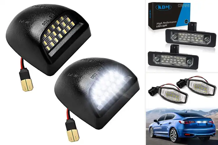 Detailed view of Best License Plate Light Assemblies