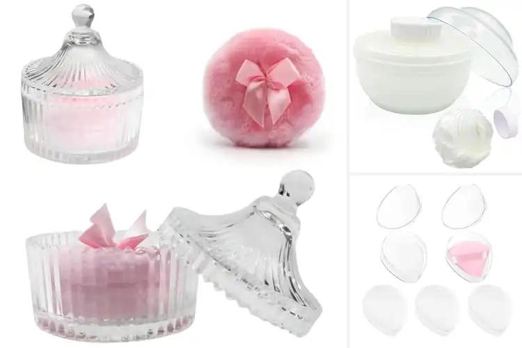 Detailed view of Best Makeup Talcum Powder Holders