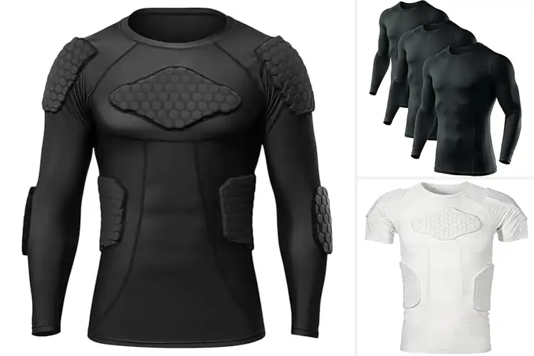Detailed view of Best Men’s Impact Protection Base Layer Shirts