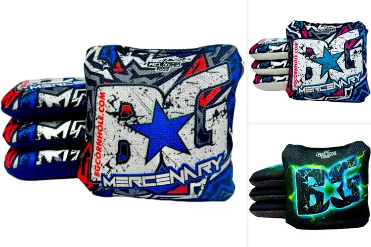Detailed view of Best Mercenary Cornhole Bags