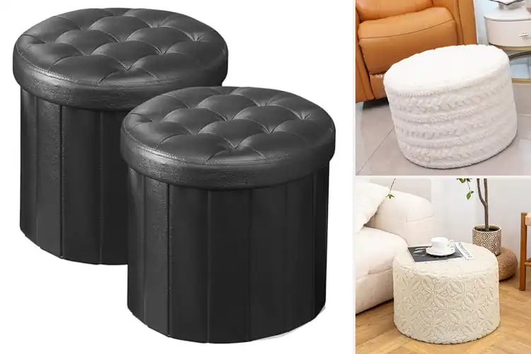 Detailed view of Best Multi-Functional Poufs: Stylish Comfort for Any Space
