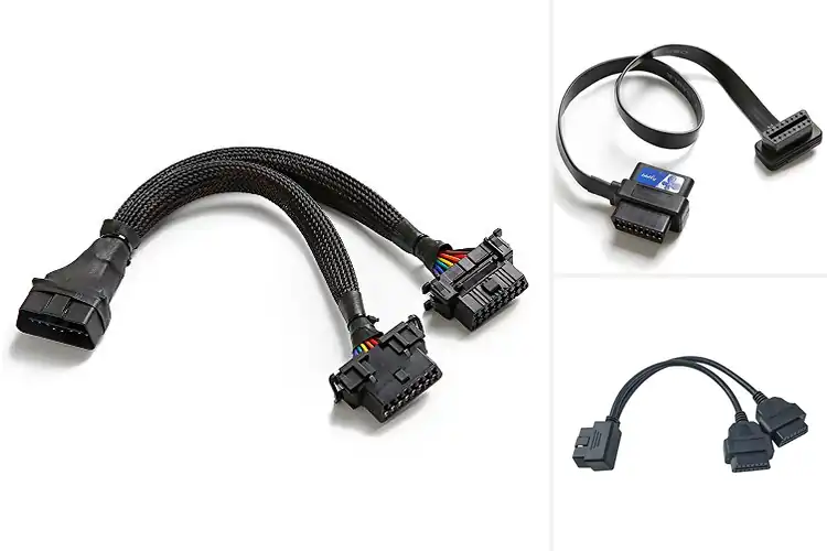 Detailed view of Best OBD2 Splitter Cables: Simplify Your Setup Today