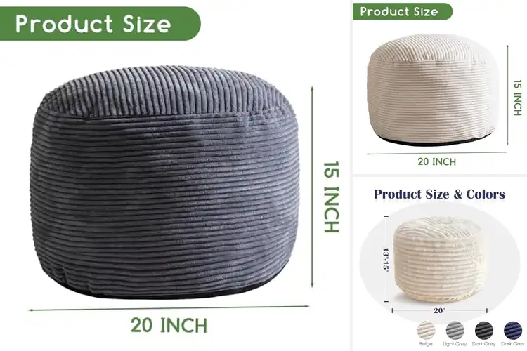 Detailed view of Best Ottoman Poufs: 10 Stylish Picks to Elevate Your Home