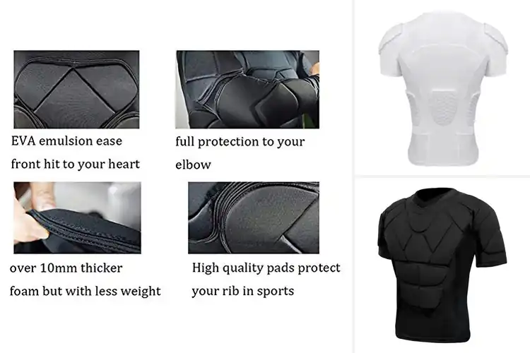 Detailed view of Best Padded Shirts: Stay Safe, Cool & Agile in Every Game