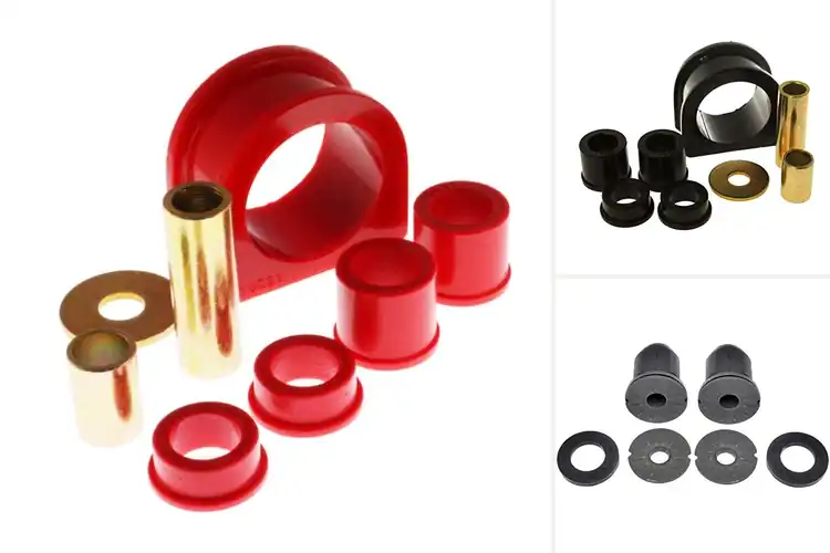 Detailed view of best performance rack and pinion bushings