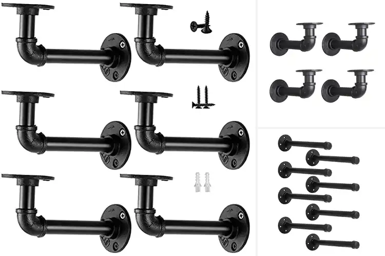 Detailed view of Best Pipe Brackets for Strong, Stylish Support