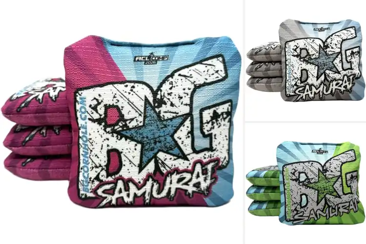 Detailed view of Best Pop Art Cornhole Bags