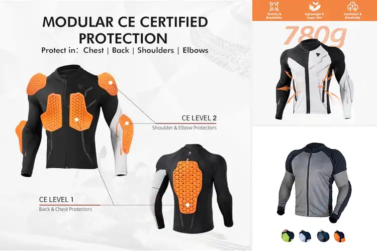 Detailed view of Best Powersports Armored Shirts