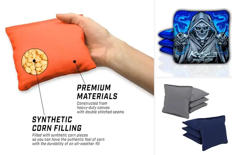 Detailed view of Best Precision Fill Cornhole Bags: Win Every Game