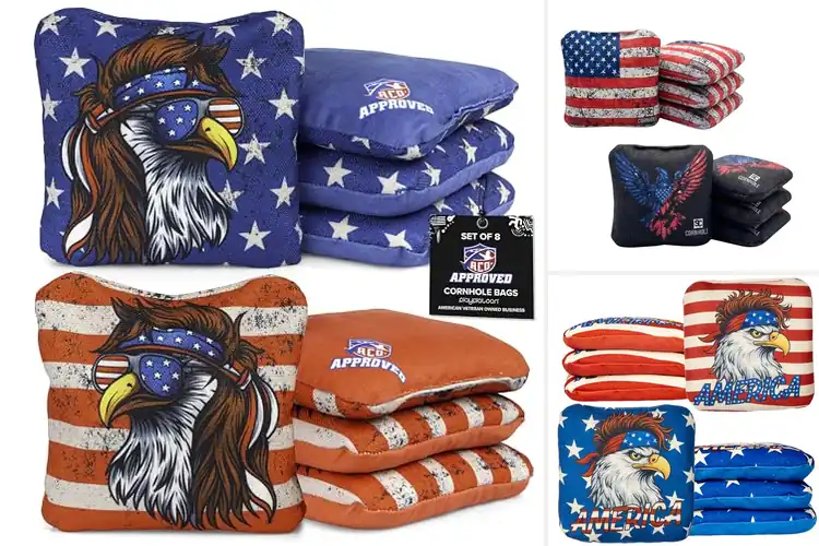 Detailed view of Best Pro Competition Cornhole Bags