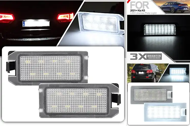Detailed view of Best Rear Tag Number Plate Lights