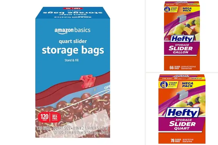 Detailed view of Best Slide Bags for Fresh, Easy, Secure Storage