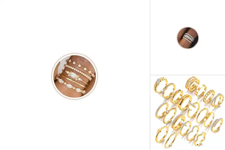 Detailed view of Best Stackable Rings