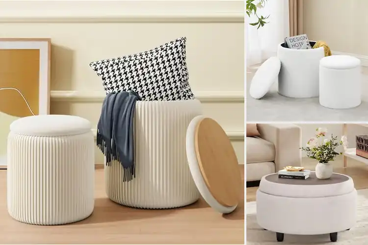 Detailed view of Best Storage Poufs